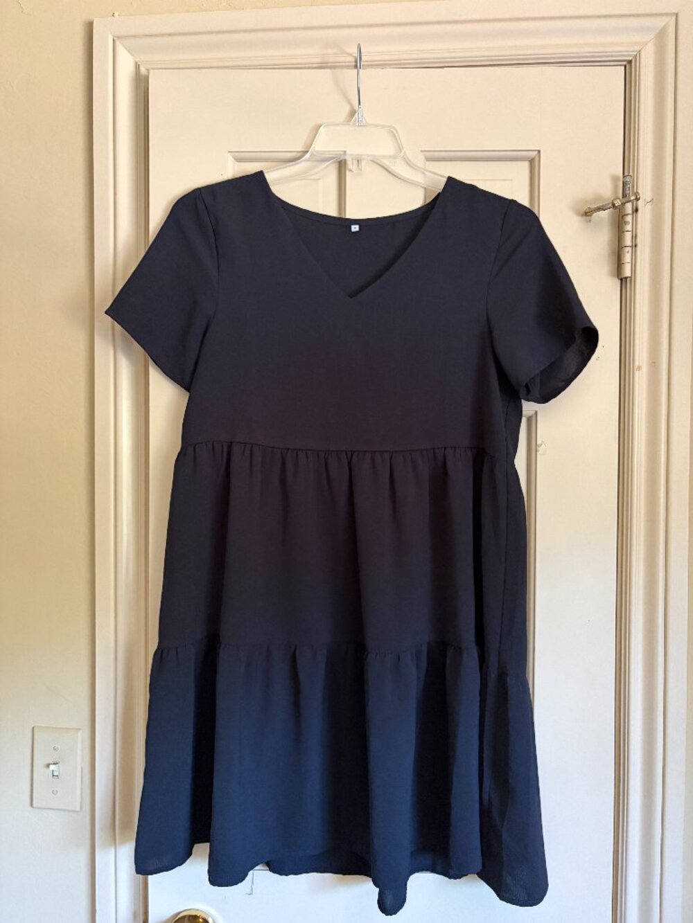 Black Flowy Mini Dress